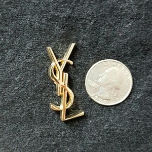 mens ysl lapel pin